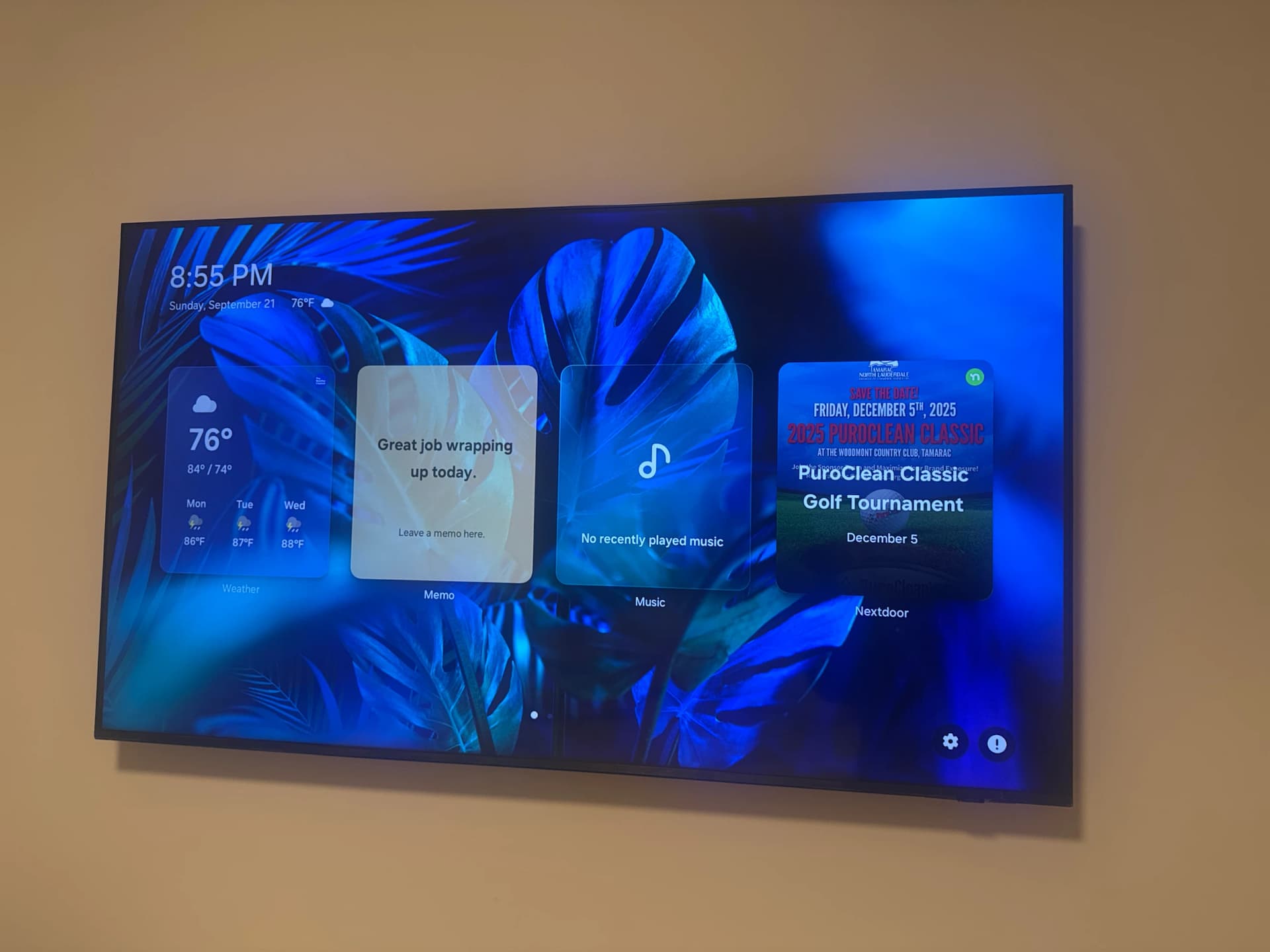 Three Frame TVs, one weekend — a Boca Raton family install