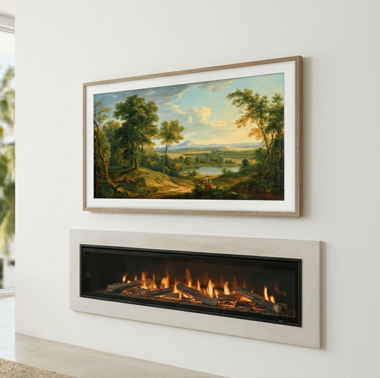 Flat-rate TV mounting prices — see your exact total before we arrive