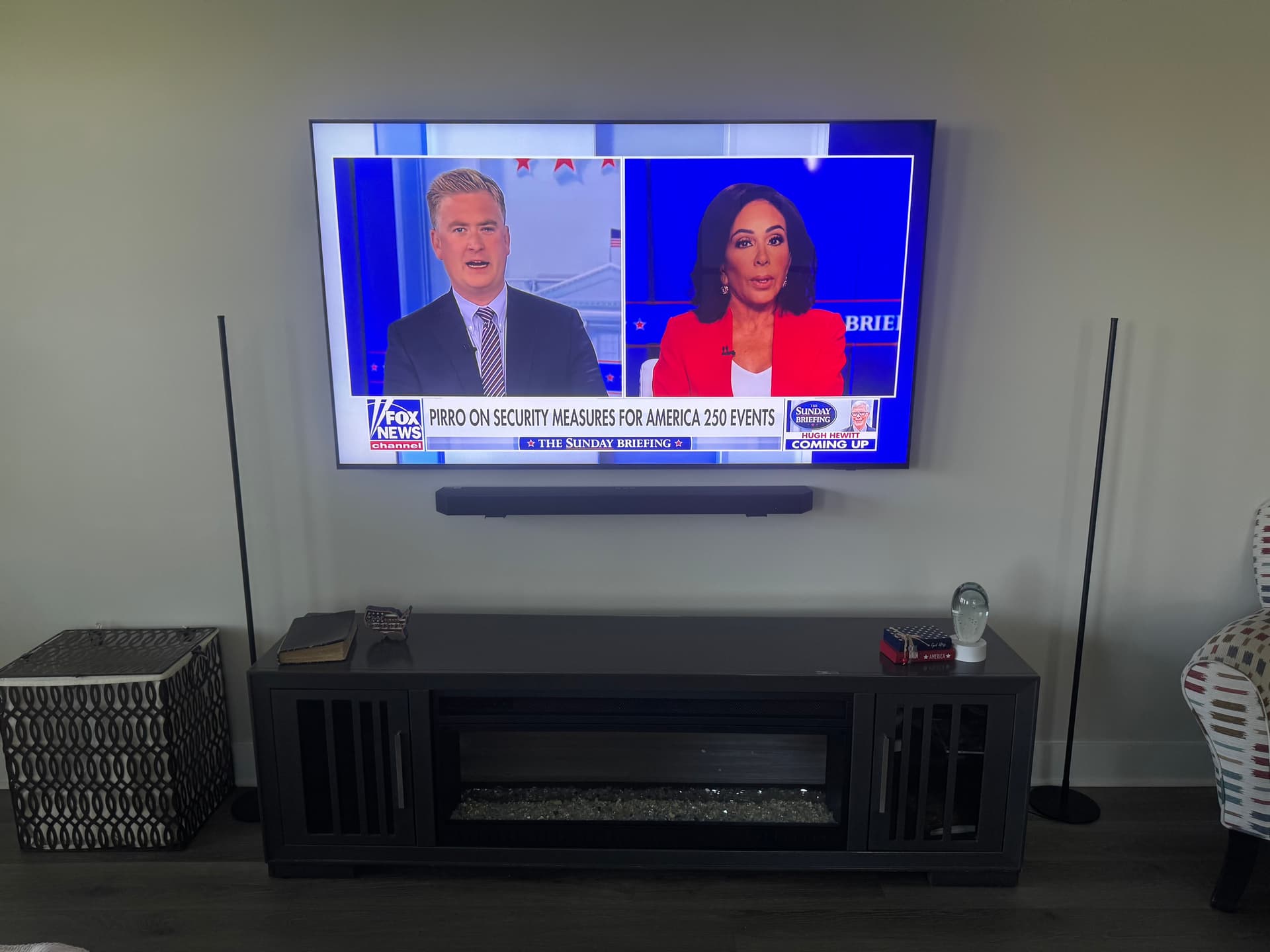 TV and Soundbar Installation with In-Wall Cables in Pompano Beach