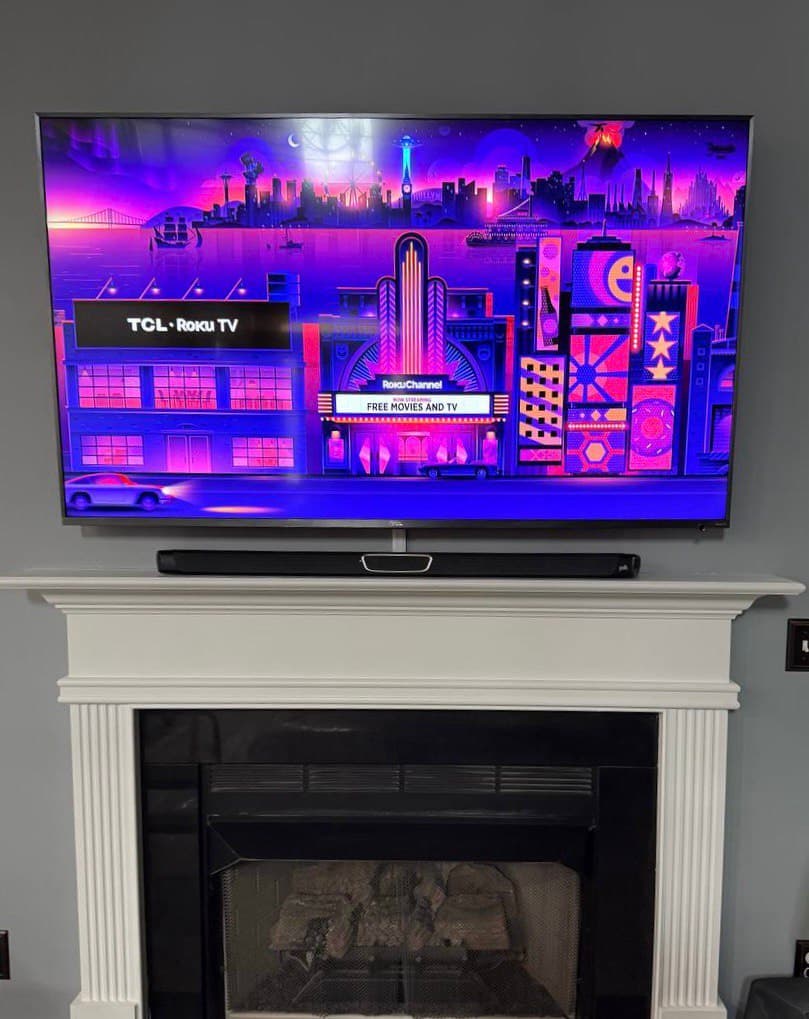 TV & Soundbar Installation Above a Fireplace in Fort Lauderdale, FL