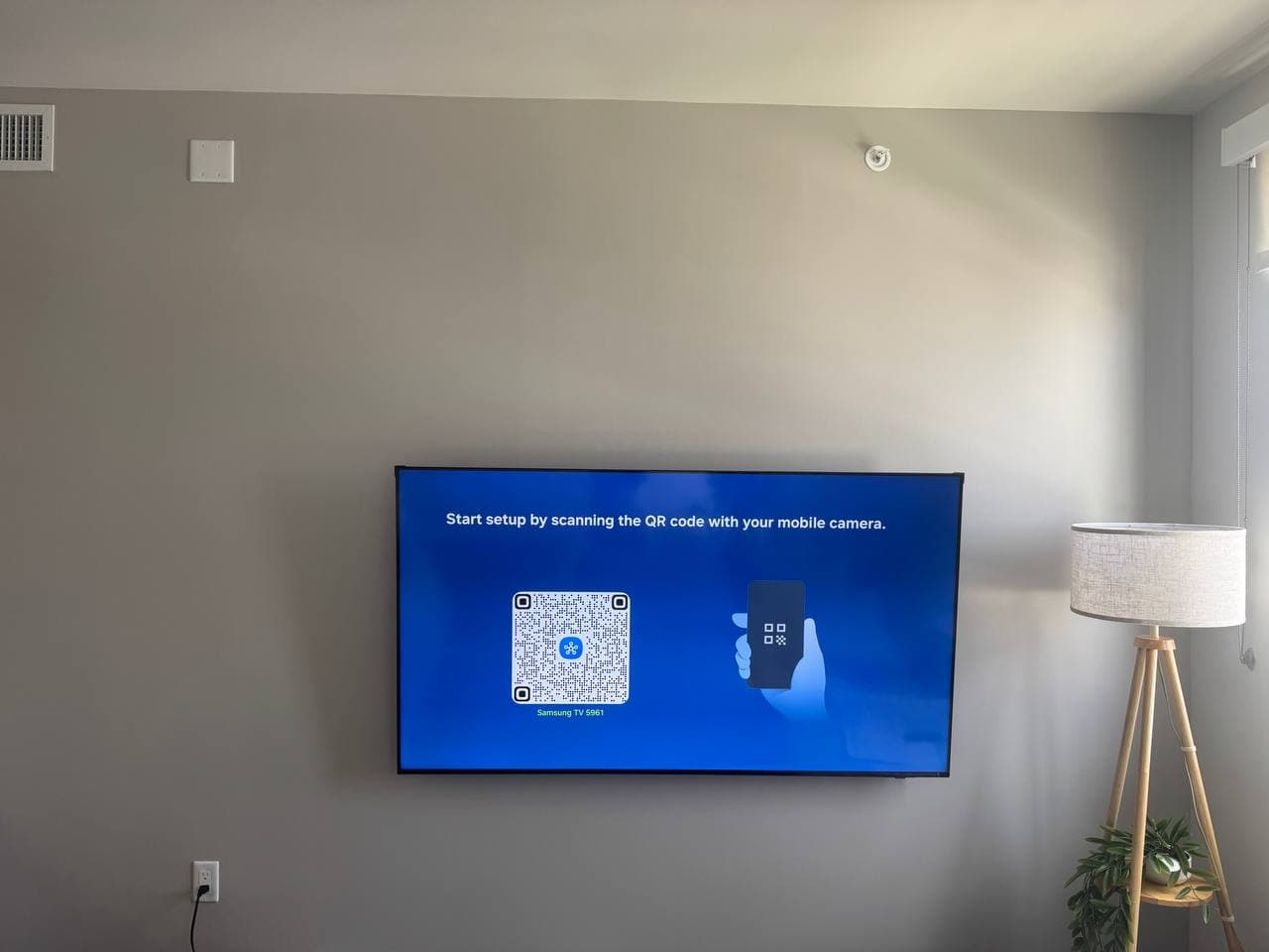 Clean TV Wall Installation with Hidden Cables in Miramar, FL