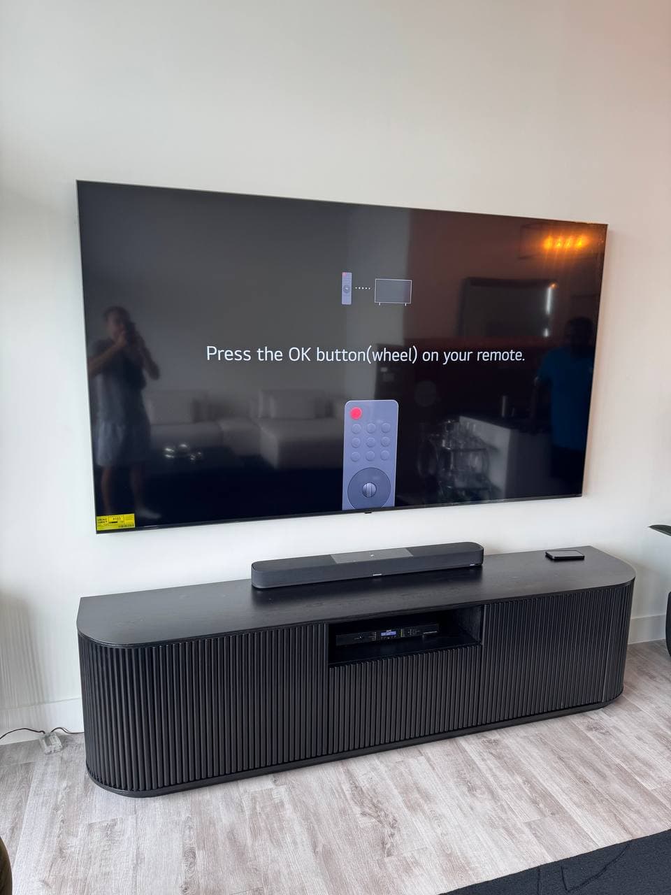 TV & Soundbar Wall Mount with In-Wall Cable Concealment in Pompano Beach, FL